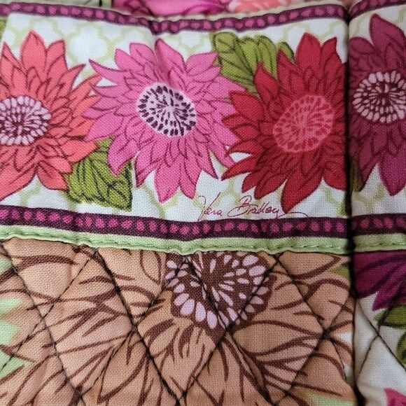 VERA BRADLEY HELLO DAHLIA TOTE PURSE (RETIRED PATTERN) - Picture 5 of 8